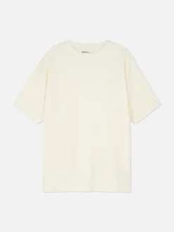 Tops Und T-Shirts|Primark „Rita Ora“ T-Shirt Im Boyfriend-Look Elfenbeinfarben