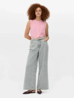 Blusen|Primark Ärmellose Tunika-Bluse Rosa