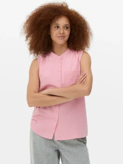 Blusen|Primark Ärmellose Tunika-Bluse Rosa