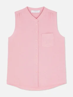 Blusen|Primark Ärmellose Tunika-Bluse Rosa