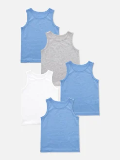 Unterwäsche|Primark Ärmellose Unterhemden, 5er-Pack Grau