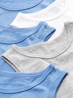 Unterwäsche|Primark Ärmellose Unterhemden, 5er-Pack Grau