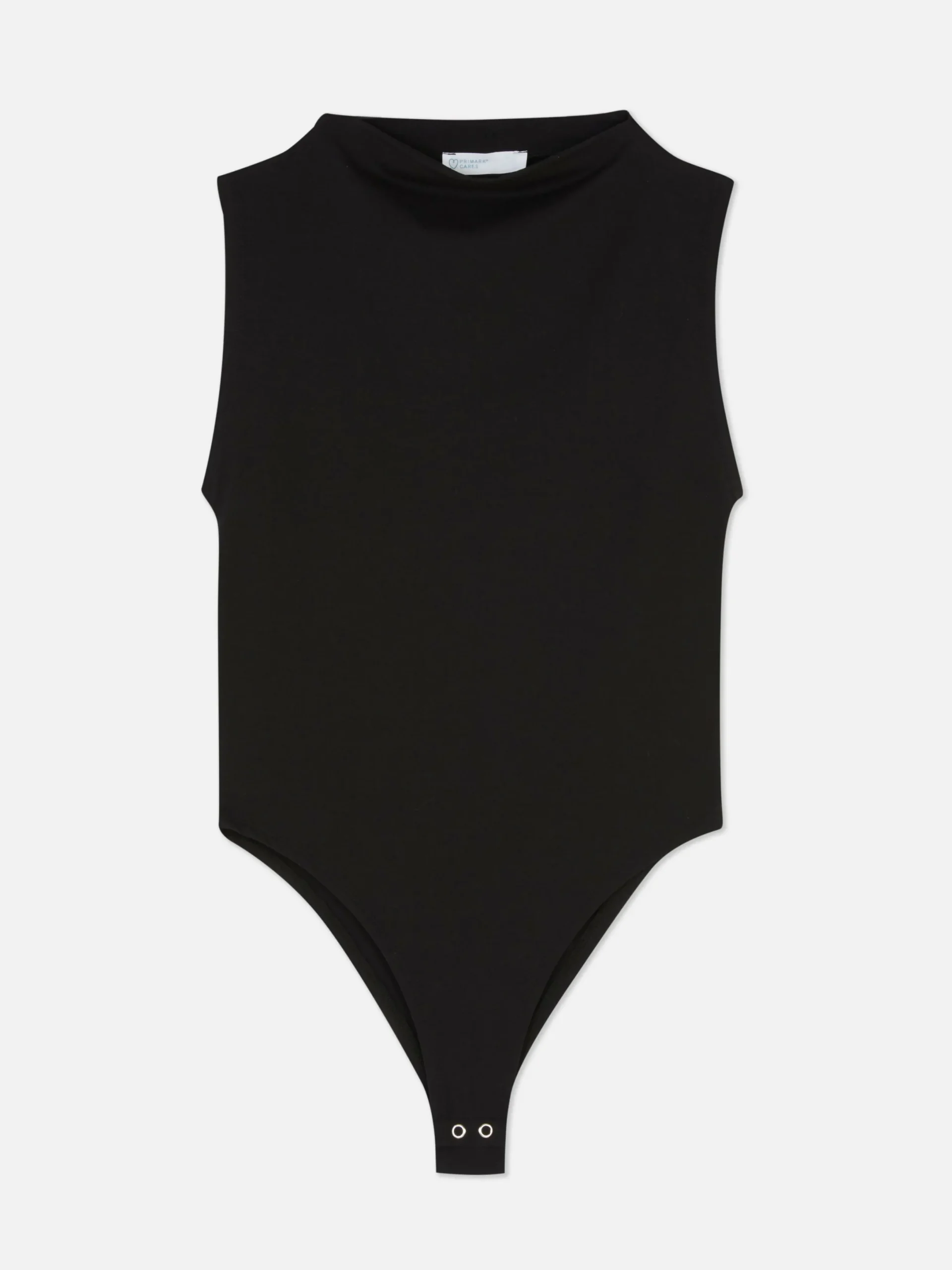 Tops Und T-Shirts|Primark Ärmelloser Body Mit Hohem Kragen Schwarz