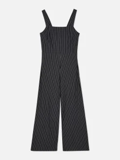 Jumpsuits Und Playsuits|Primark Ärmelloser Jumpsuit Mit Streifen Schwarz