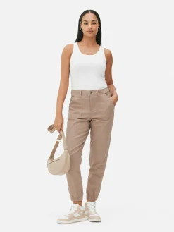 Tops Und T-Shirts|Primark Ärmelloses Stretch-Top Mit U-Ausschnitt Weiß