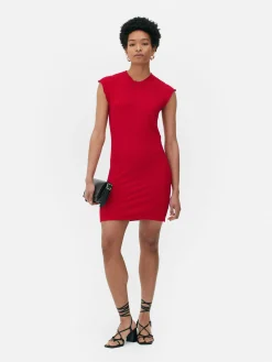 Kleider|Primark Ärmelloses, Strukturiertes Bodycon-Minikleid Rot