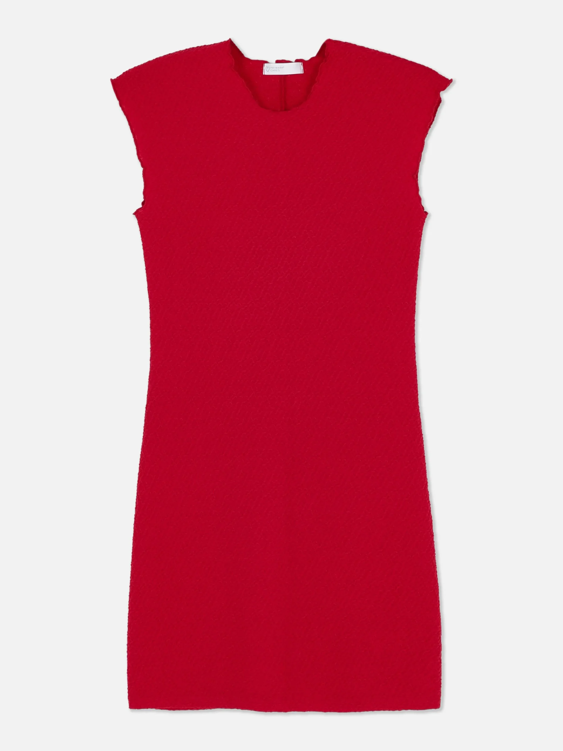 Kleider|Primark Ärmelloses, Strukturiertes Bodycon-Minikleid Rot
