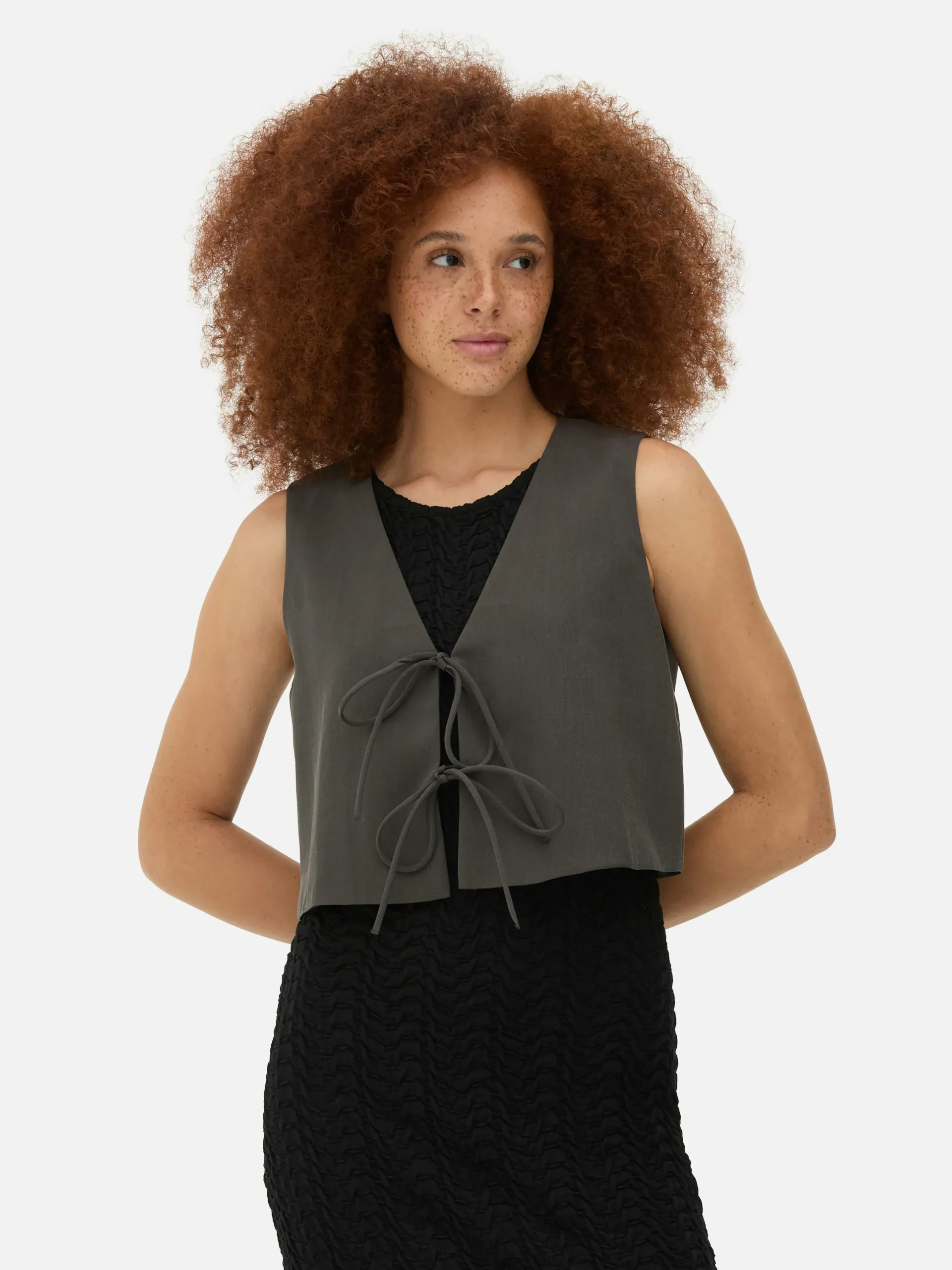 Tops Und T-Shirts|Primark Ärmelloses Top Zum Binden Grau