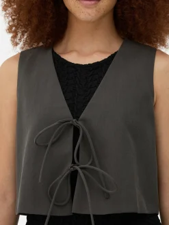Tops Und T-Shirts|Primark Ärmelloses Top Zum Binden Grau