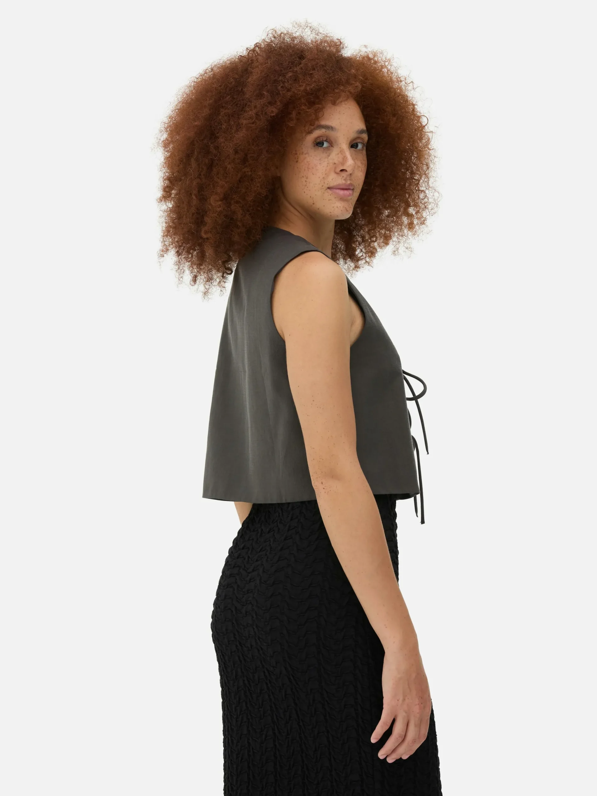 Tops Und T-Shirts|Primark Ärmelloses Top Zum Binden Grau