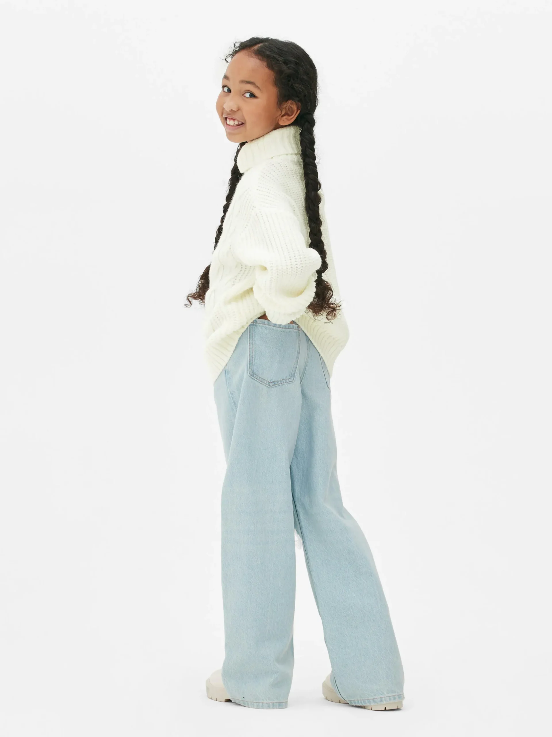 Pullover Und Cardigans|Primark Rollkragenpullover Mit Zopfmuster Cremefarben