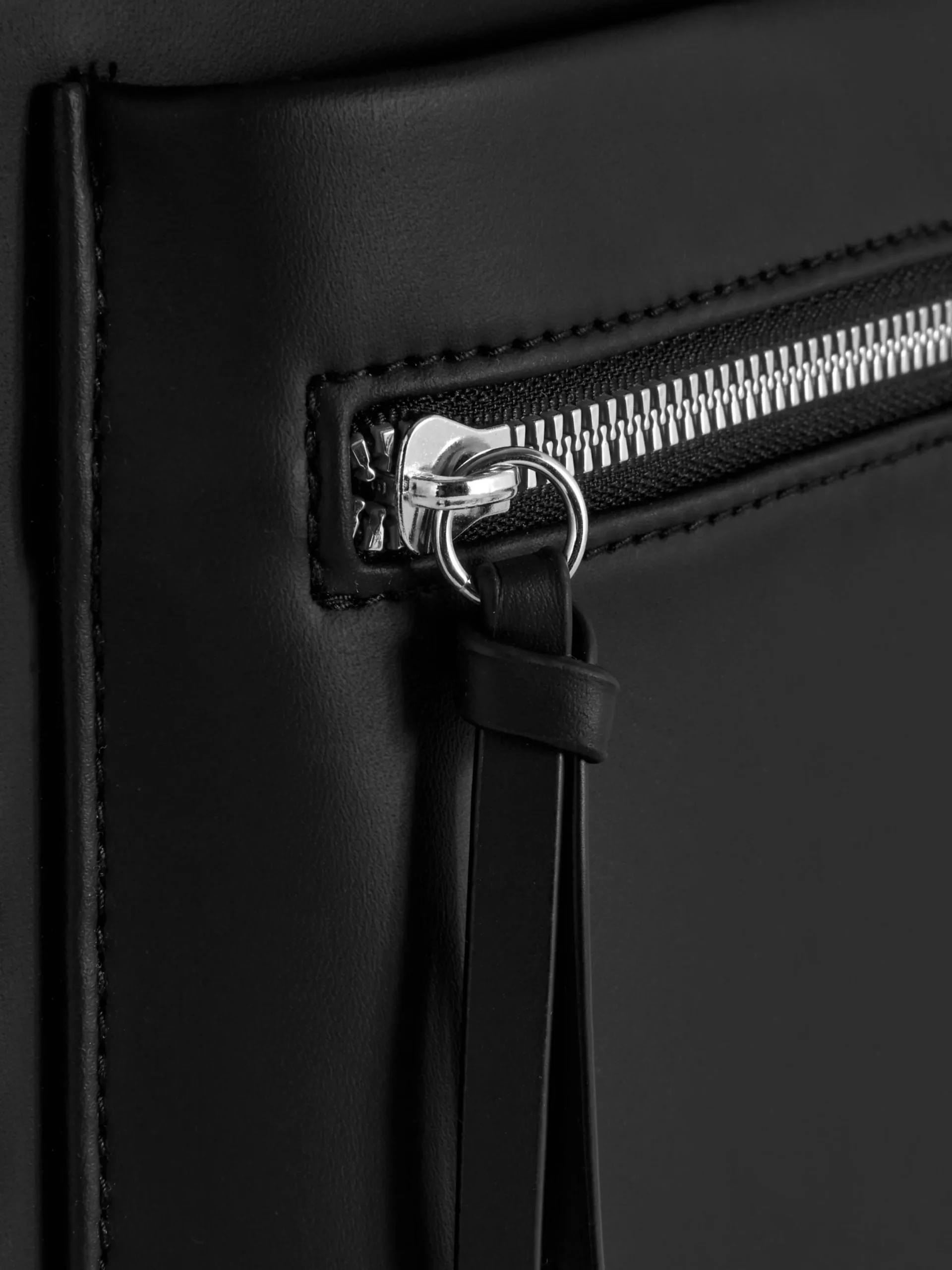 Taschen Und Portemonnaies|Primark Rucksack Aus Kunstleder Schwarz