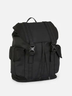 Taschen Und Portemonnaies|Primark Rucksack Mit Mehreren Taschen Schwarz