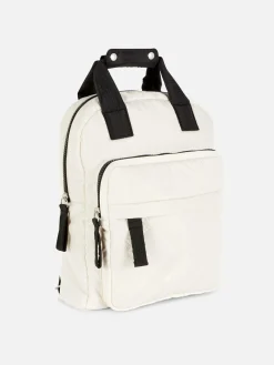 Taschen Und Portemonnaies|Primark Rucksack Mit Tragegriff Ecrufarben