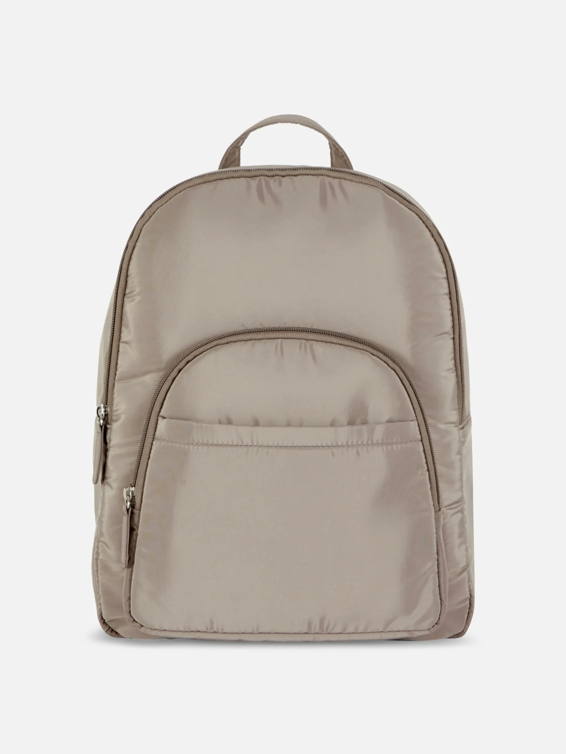 Taschen Und Portemonnaies|Primark Rucksack Mit Zwei Taschen Taupefarben