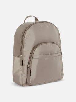 Taschen Und Portemonnaies|Primark Rucksack Mit Zwei Taschen Taupefarben