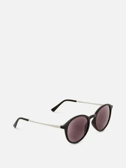 Lesebrillen|Primark Runde Lesebrille Mit Getönten Gläsern Schwarz
