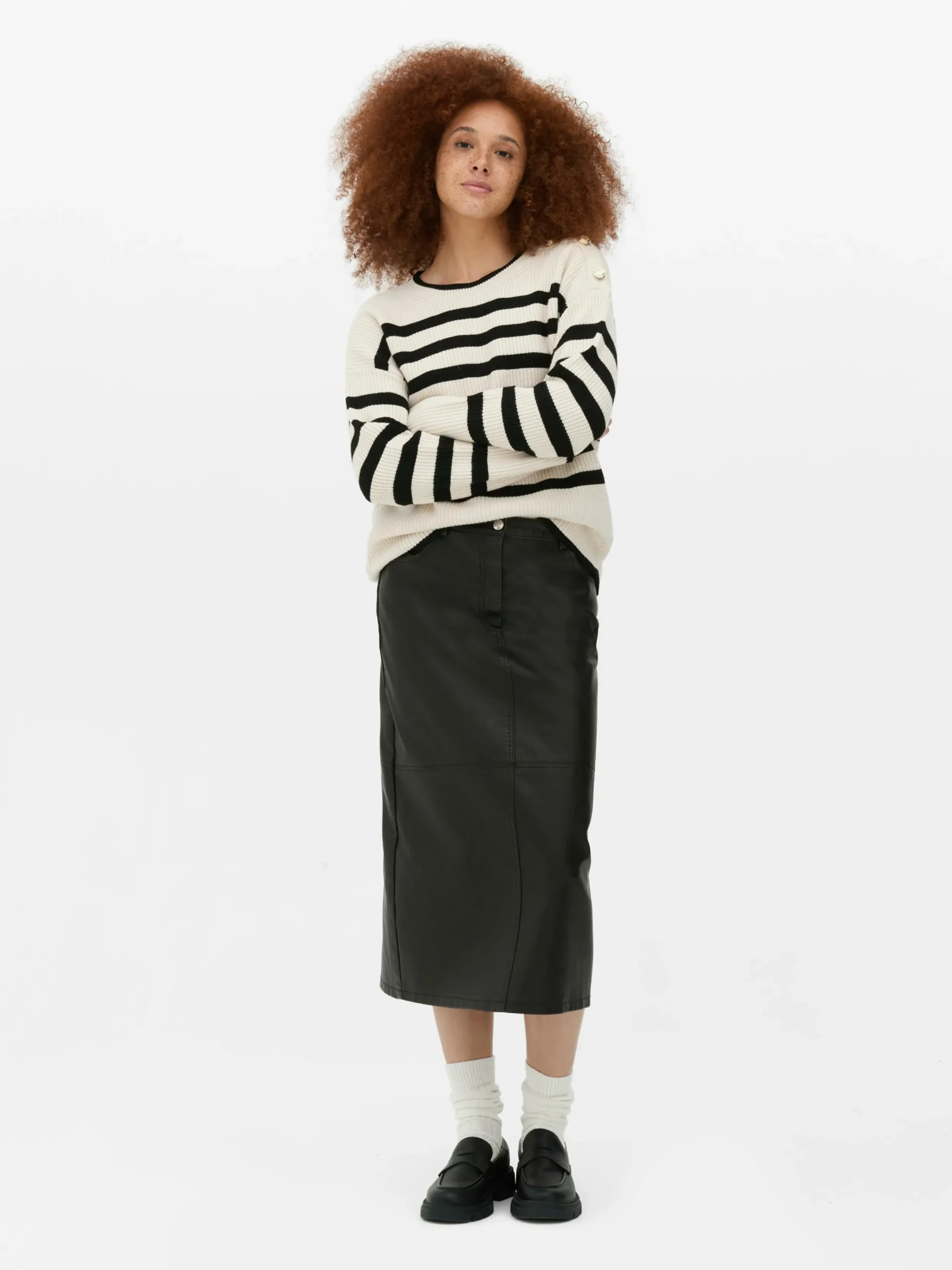 Pullover Und Cardigans|Primark Rundhalspullover Mit Knopfdetail Beige