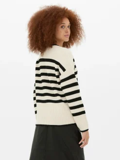 Pullover Und Cardigans|Primark Rundhalspullover Mit Knopfdetail Beige