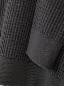 Pullover Und Cardigans|Primark Rundhalspullover Mit Korbstruktur Anthrazitfarben