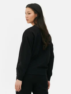 Loungewear|Hoodies Und Sweatshirts|Primark Rundhals-Sweatshirt Schwarz