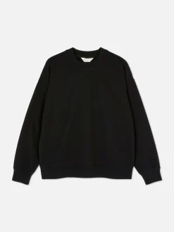 Loungewear|Hoodies Und Sweatshirts|Primark Rundhals-Sweatshirt Schwarz