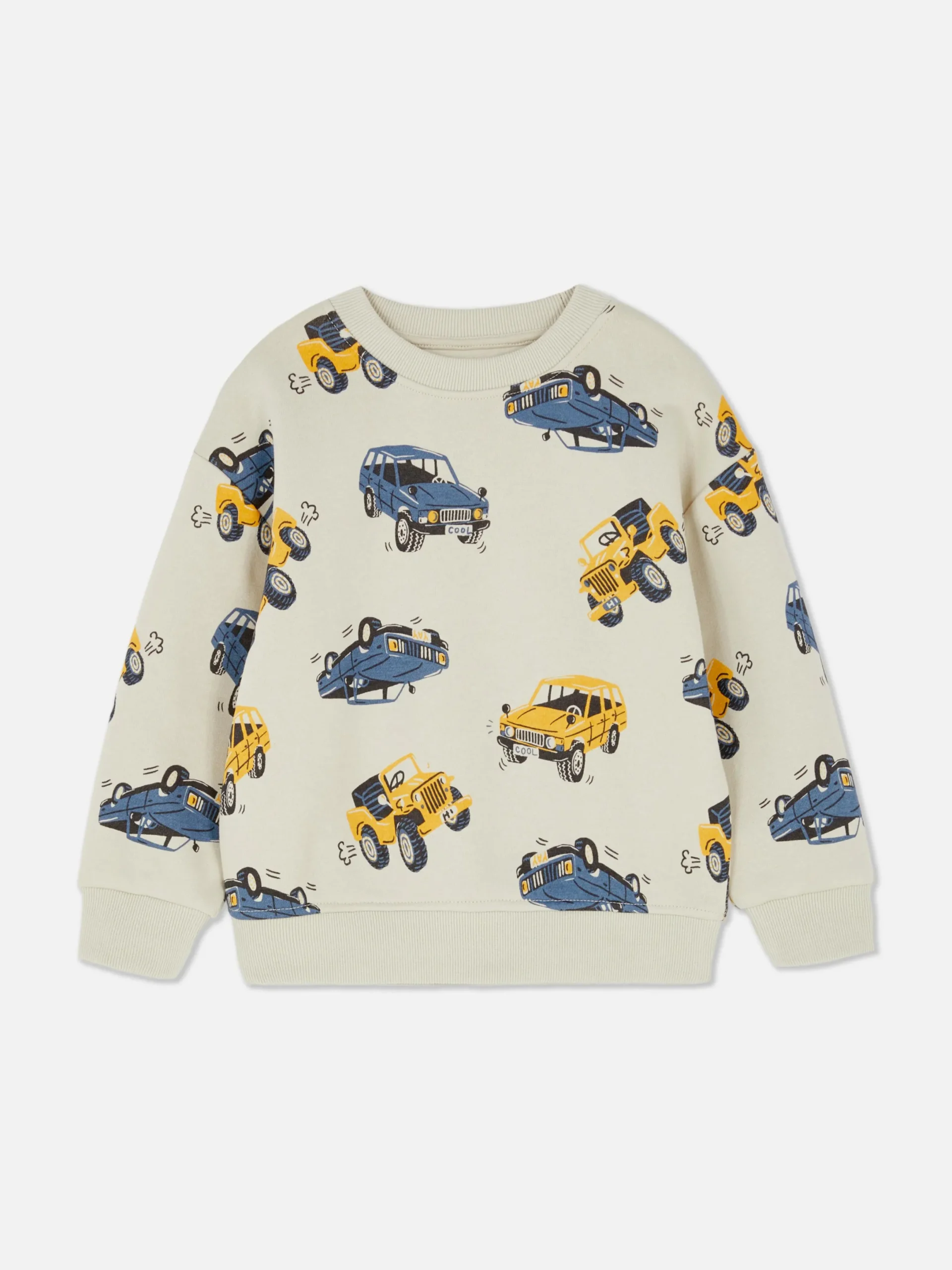 Hoodies Und Sweatshirts|Primark Rundhals-Sweatshirt Mit Grafik Ecrufarben