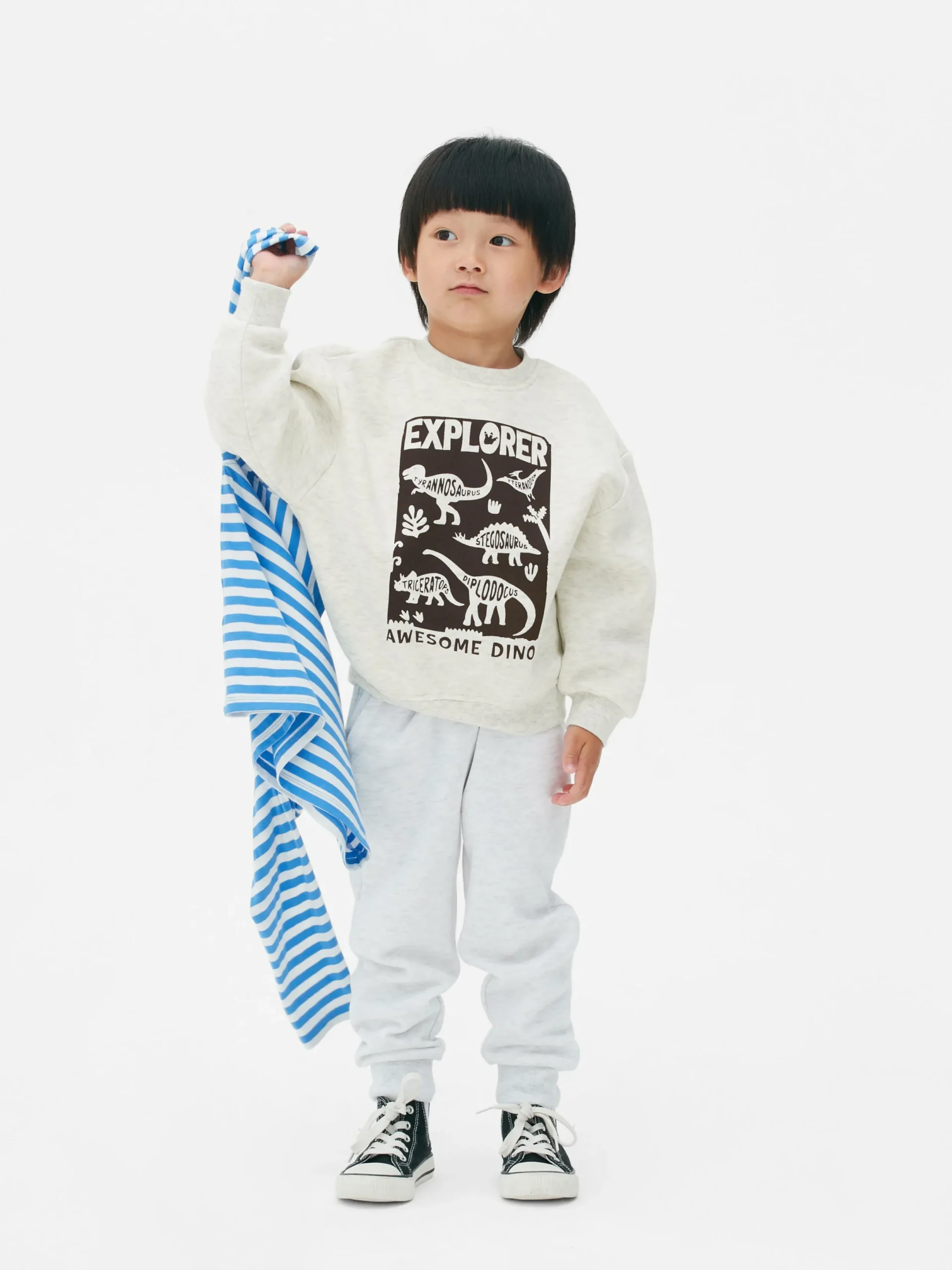 Hoodies Und Sweatshirts|Primark Rundhals-Sweatshirt Mit Grafik Grau