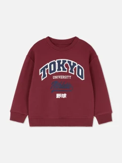 Hoodies Und Sweatshirts|Primark Rundhals-Sweatshirt Mit Grafik Burgunderrot