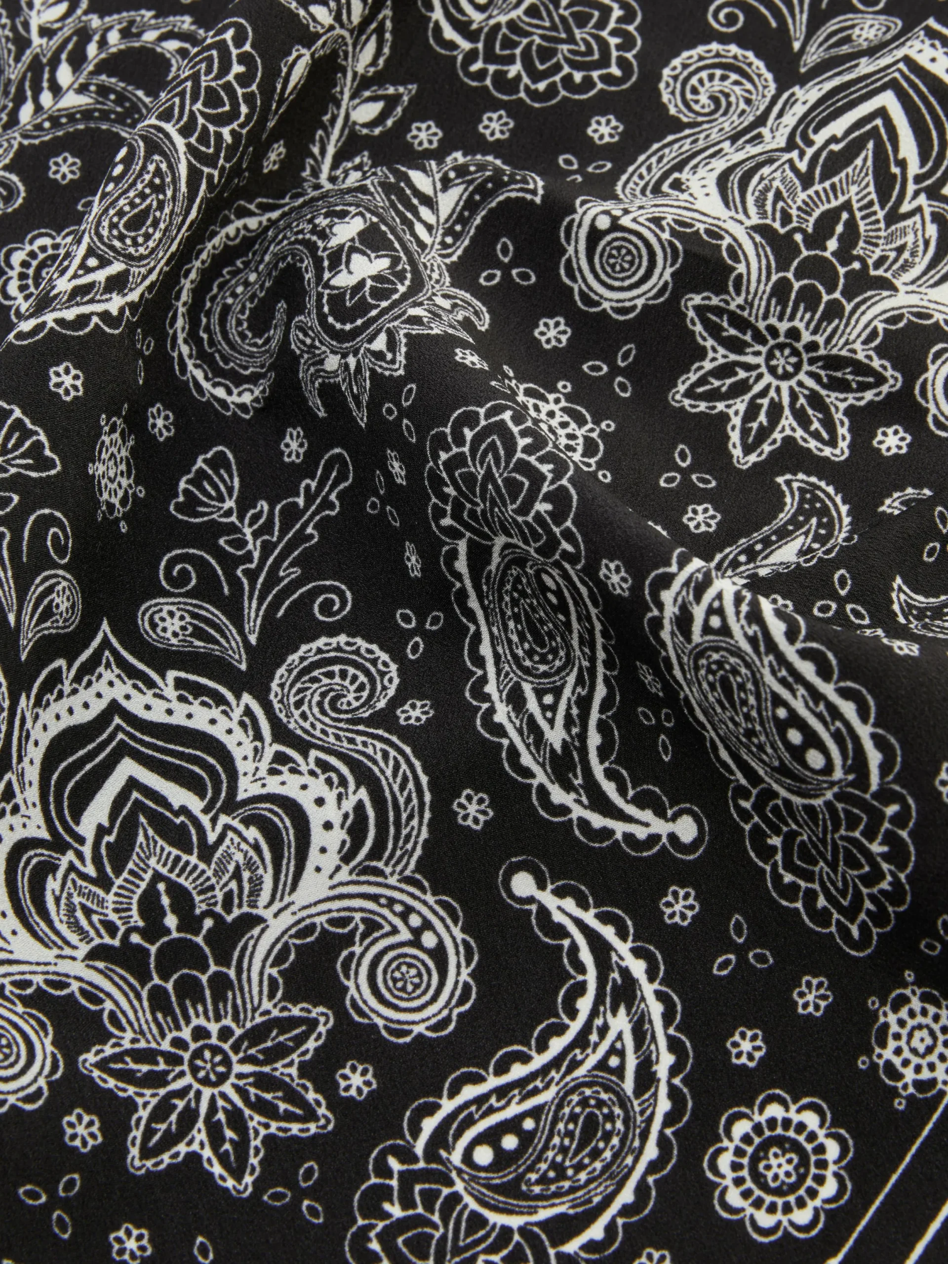 Mützen, Handschuhe Und Schals|Primark Schal Mit Paisley-Print Schwarz