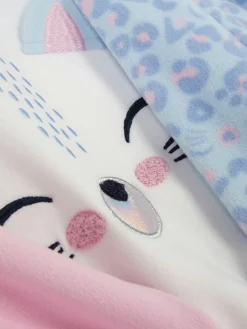 Schlafanzüge Und Nachtwäsche|Primark Schlafanzug Aus Fleece Mit Katzendesign Multi