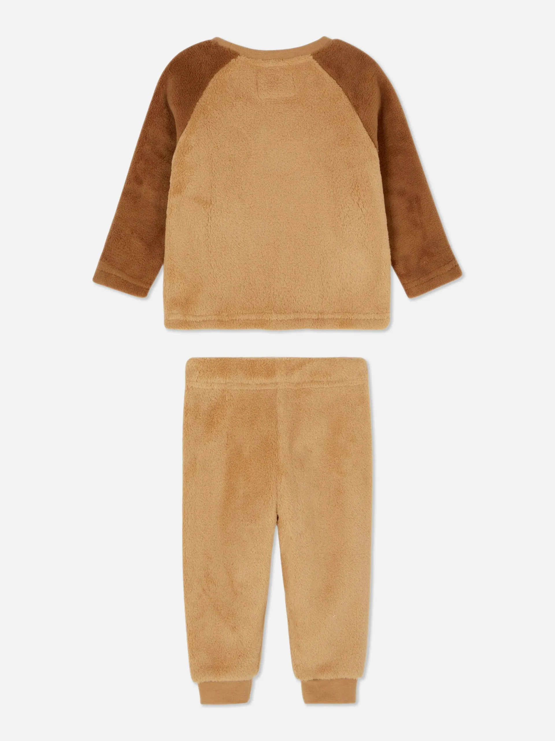 Schlafanzüge Und Nachtwäsche|Primark Schlafanzug Aus Fleece Mit Bären-Print Braun