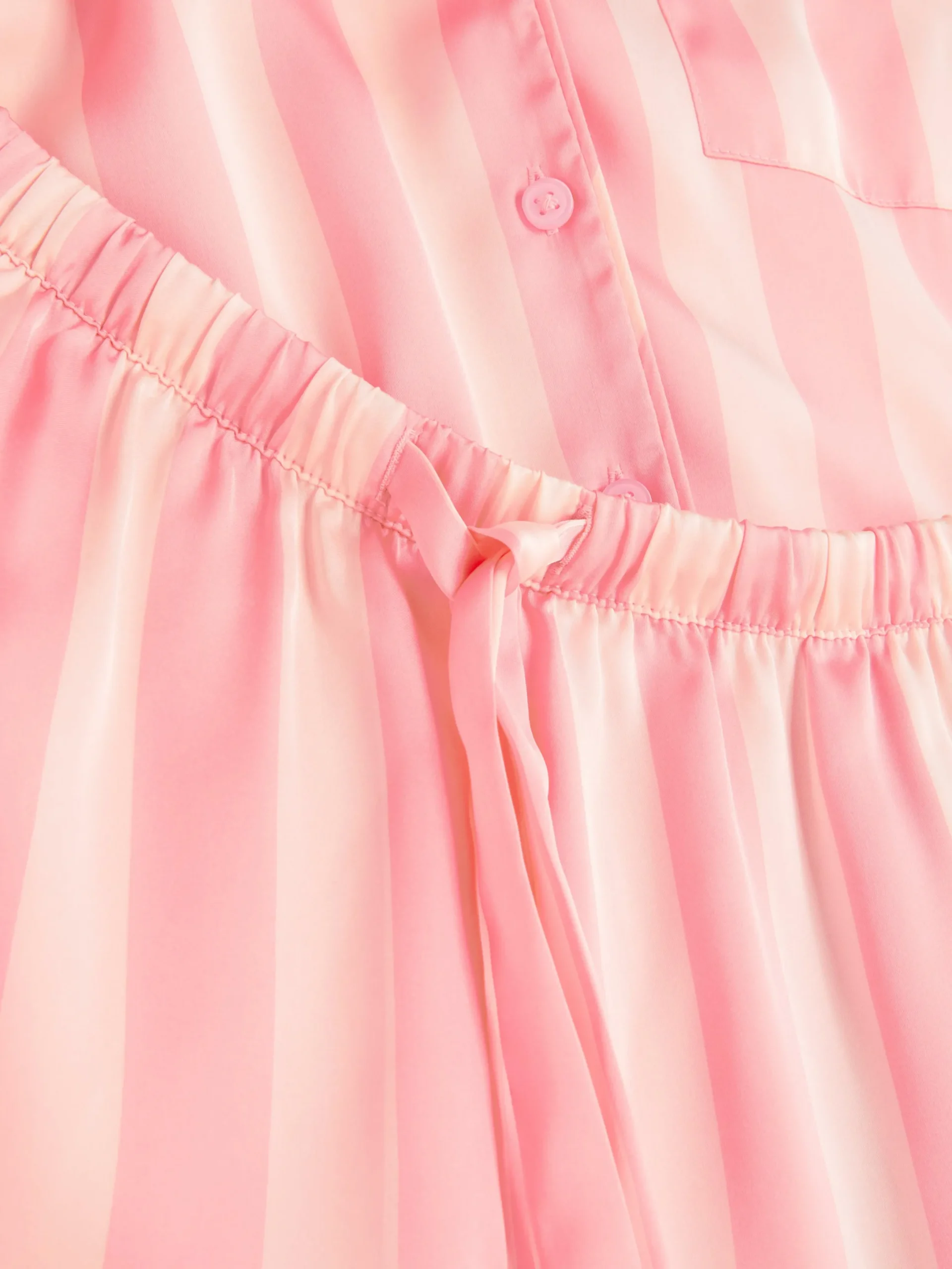 Schlafanzüge|Primark Schlafanzug Aus Satin Mit Top Und Shorts Hellrosa