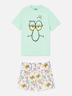 Schlafanzüge|Primark Schlafanzug Mit T-Shirt Und Shorts Für Herren Blau