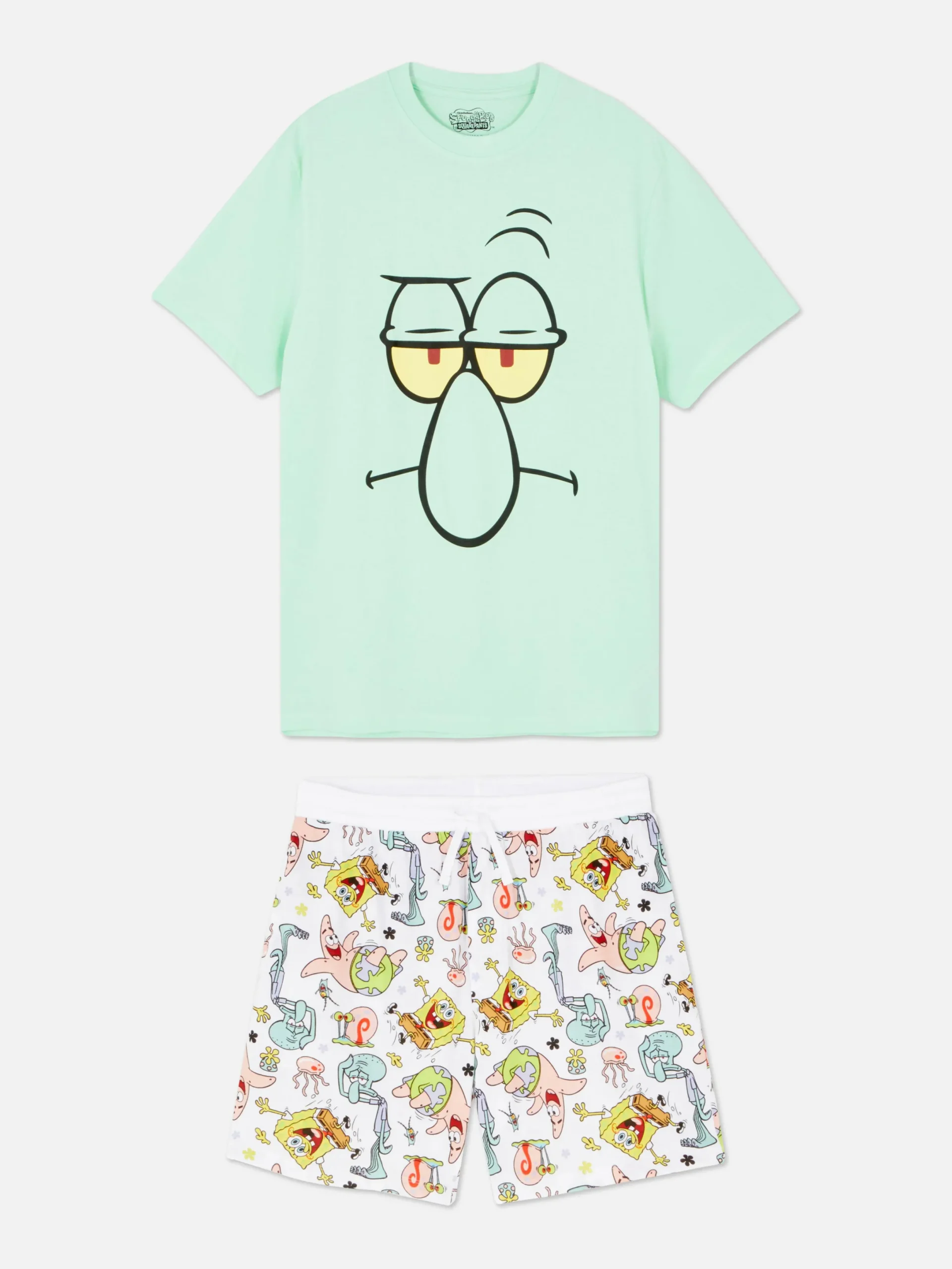 Schlafanzüge|Primark Schlafanzug Mit T-Shirt Und Shorts Für Herren Blau