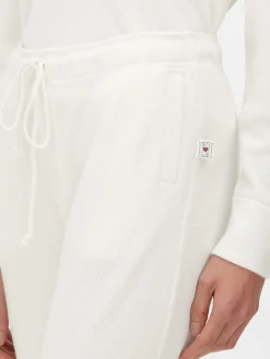Schlafanzughosen|Primark Schlafanzug-Jogginghose Mit Waffelmuster Weiß