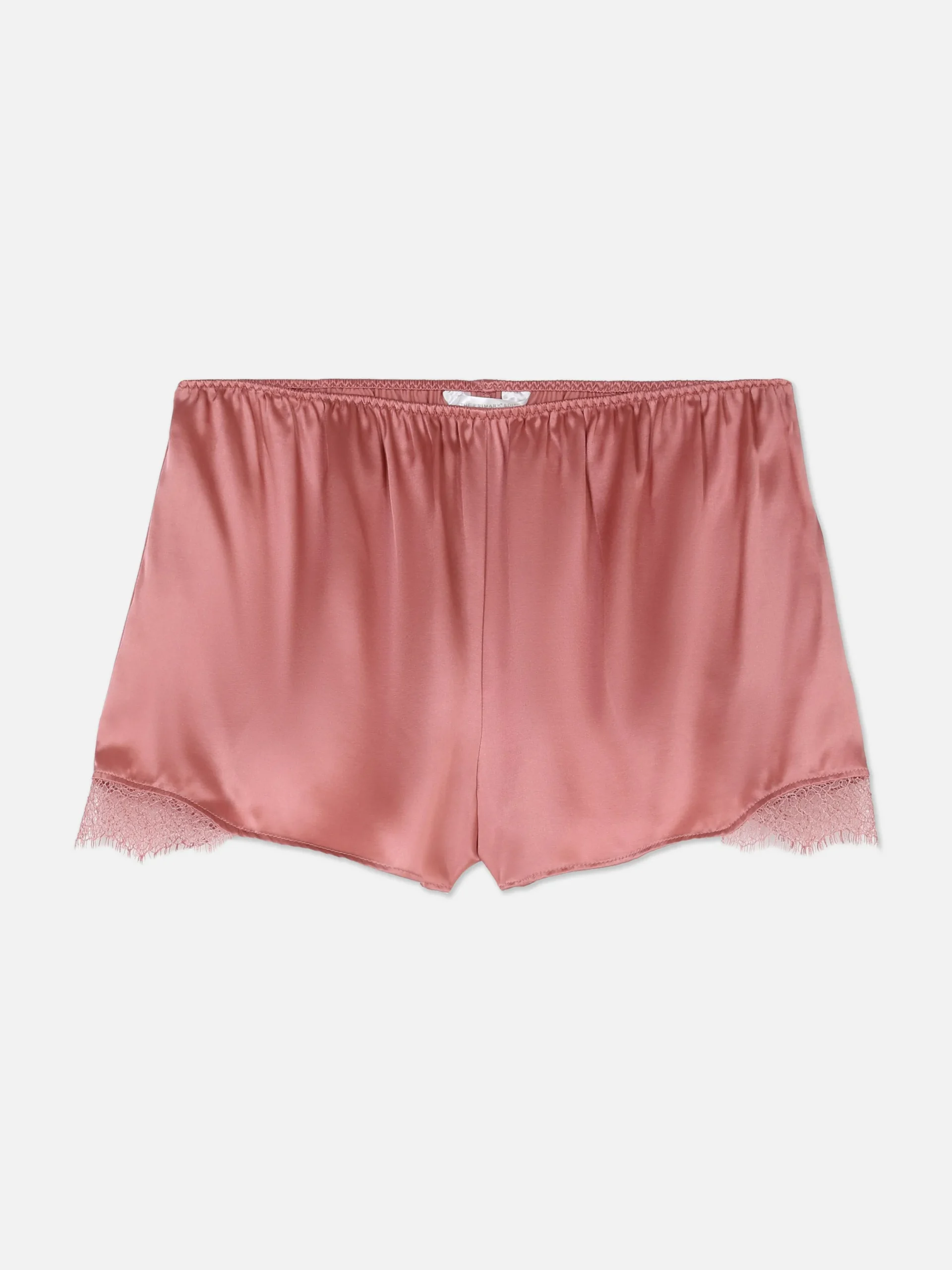 Schlafanzughosen|Primark Schlafanzugshorts Aus Seidengemisch Mit Spitzenbesatz Rosa