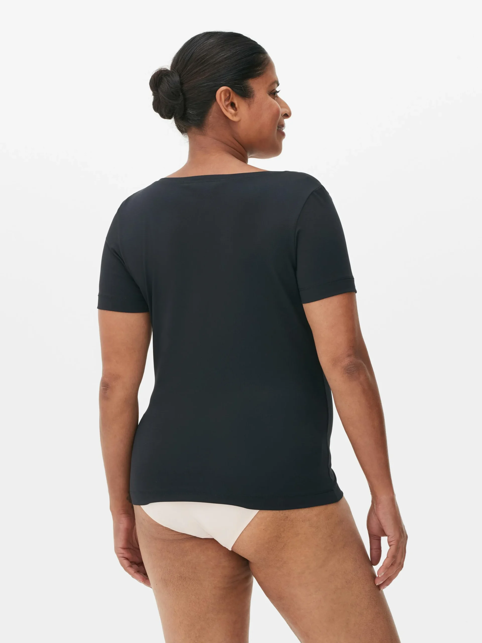 Schlafanzugoberteile|Primark Schlafanzugtop Mit U-Ausschnitt Für Die Wechseljahre Schwarz