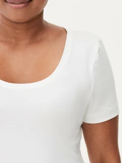 Schlafanzugoberteile|Primark Schlafanzugtop Mit U-Ausschnitt Für Die Wechseljahre Weiß