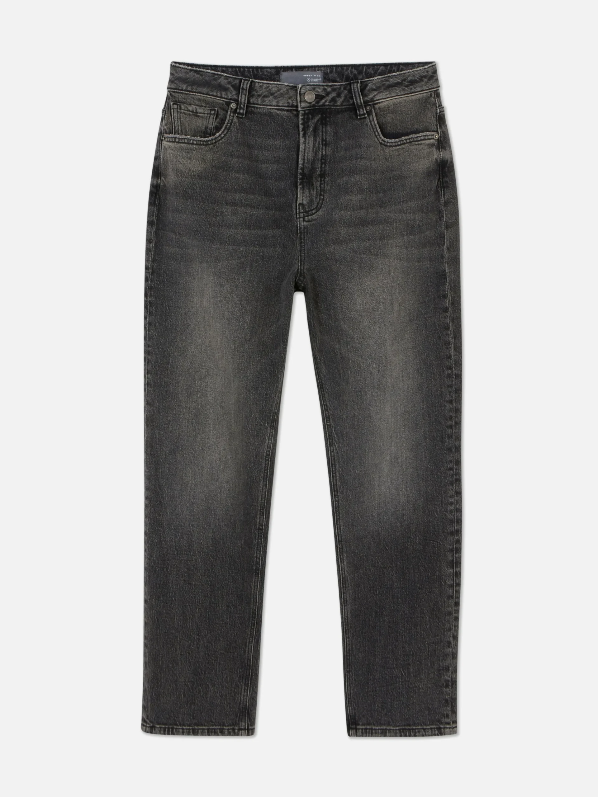 Denim|Jeans|Primark Schmal Geschnittene Jeans Mit Geradem Bein Dunkelgrau