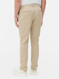 Hosen|Primark Schmale Stretch-Chinohose Steinfarben
