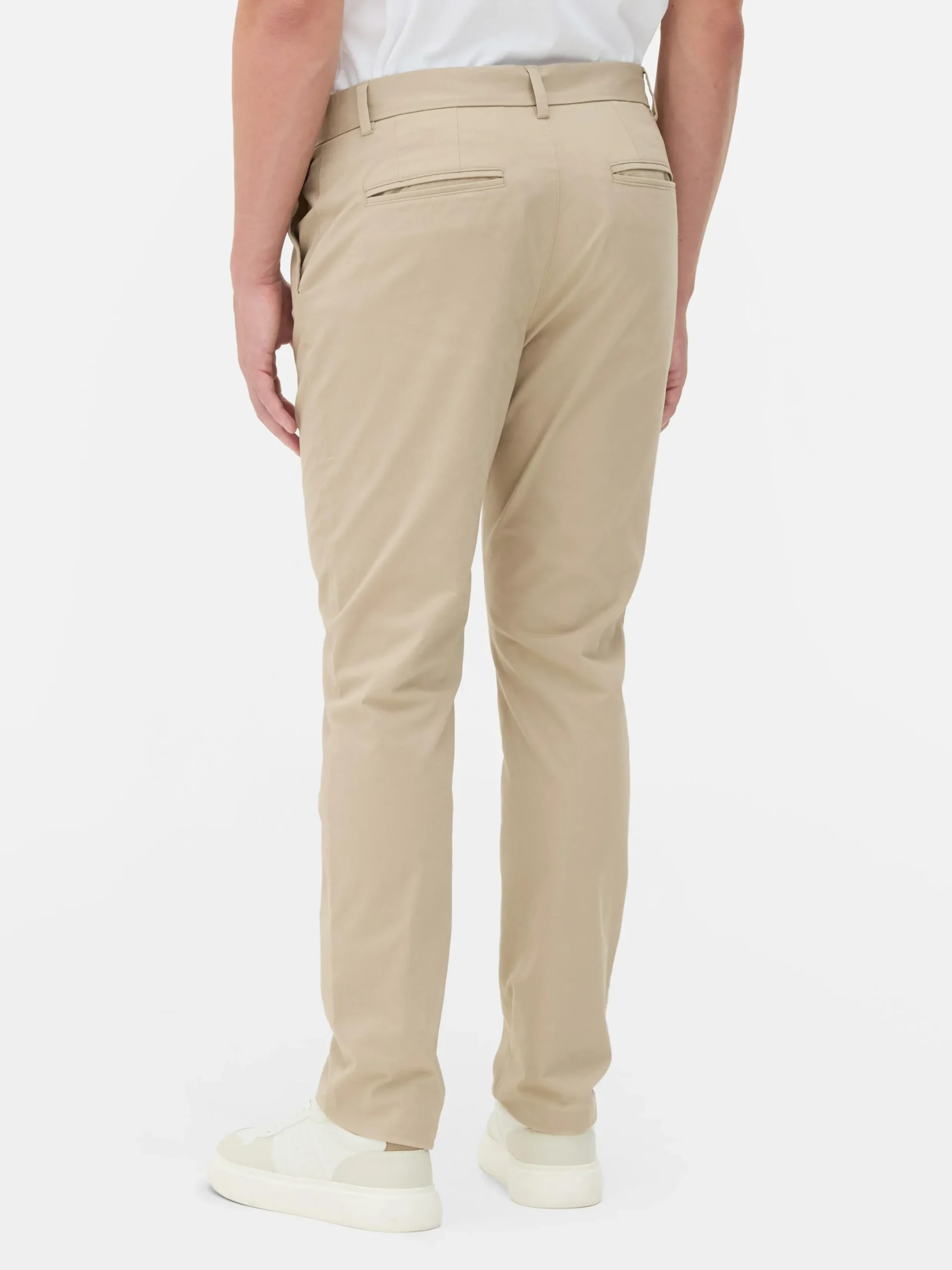 Hosen|Primark Schmale Stretch-Chinohose Steinfarben