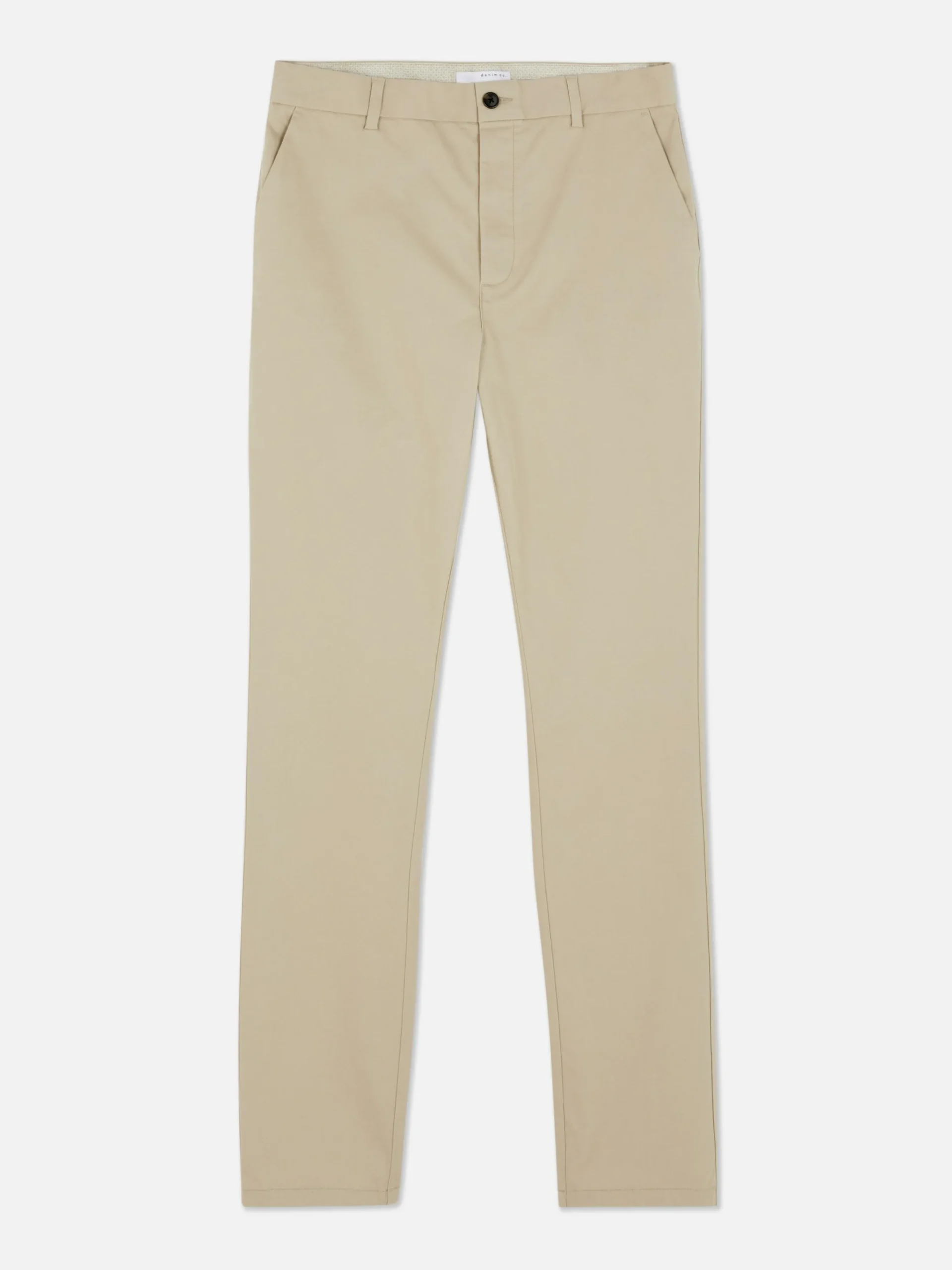 Hosen|Primark Schmale Stretch-Chinohose Steinfarben