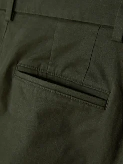 Hosen|Primark Schmale Stretch-Chinohose Khakifarben