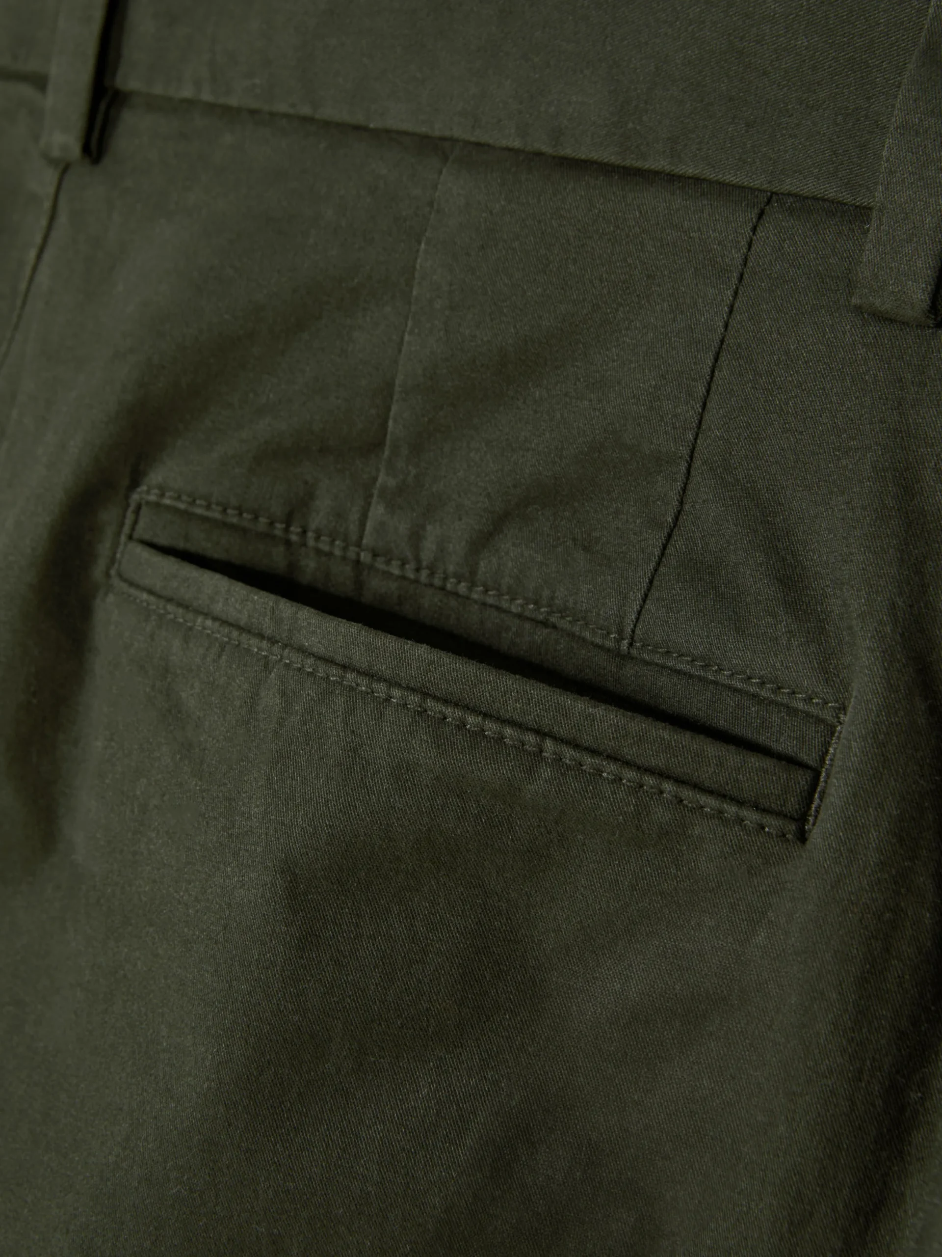 Hosen|Primark Schmale Stretch-Chinohose Khakifarben