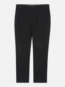 Hosen|Primark Schmale Stretch-Chinohose Schwarz