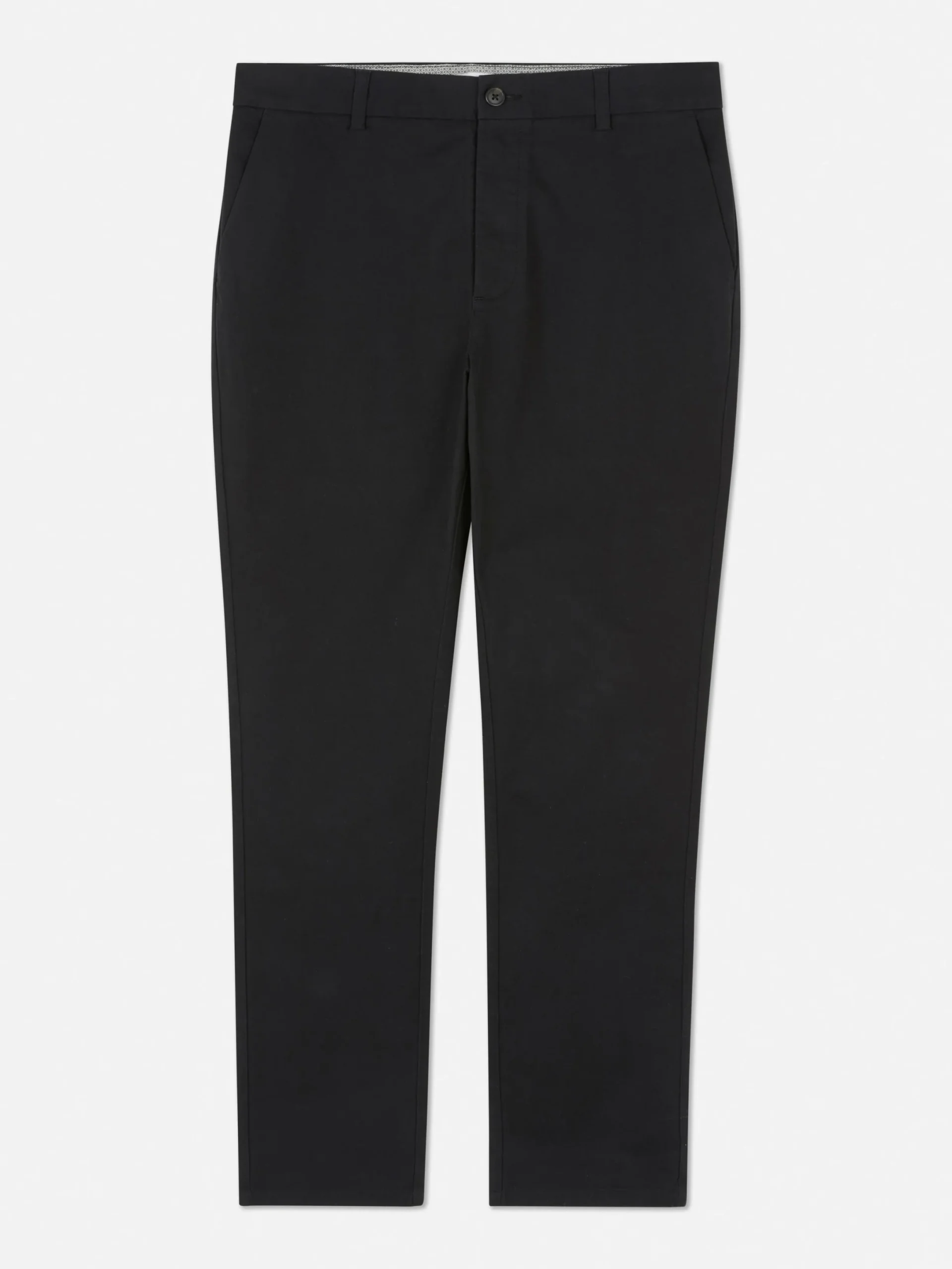 Hosen|Primark Schmale Stretch-Chinohose Schwarz