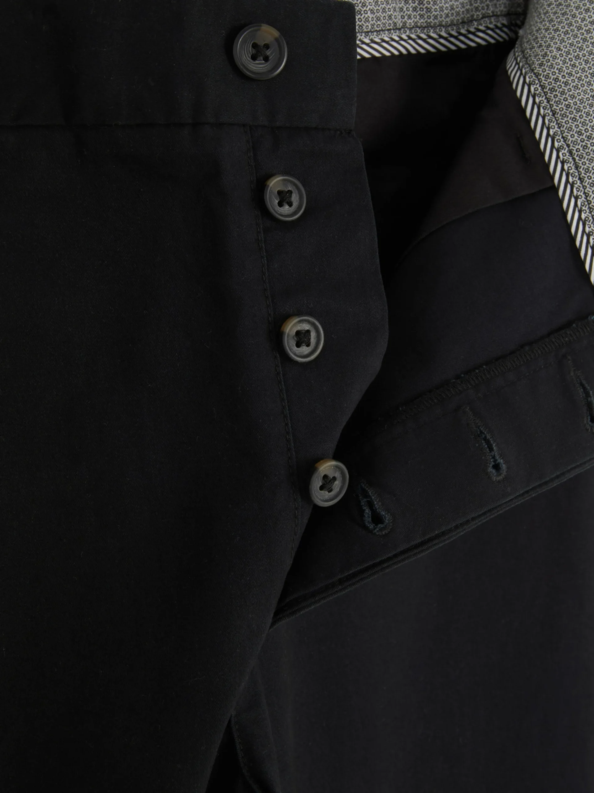 Hosen|Primark Schmale Stretch-Chinohose Schwarz