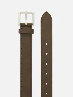 Gürtel|Primark Schmaler Kunstledergürtel Braun