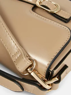 Taschen Und Portemonnaies|Primark Schultertasche Mit Zierschnallen Kamelbraun